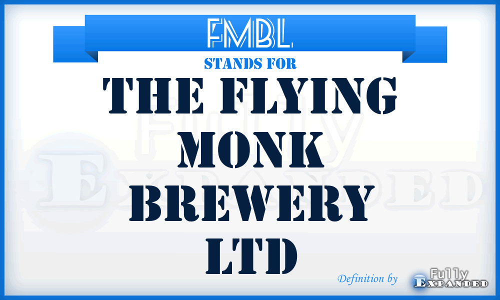 FMBL - The Flying Monk Brewery Ltd