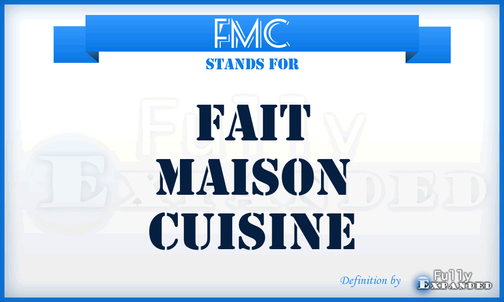 FMC - Fait Maison Cuisine