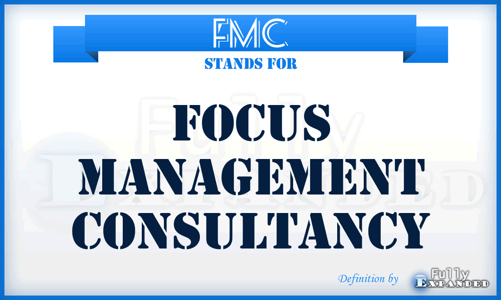 FMC - Focus Management Consultancy