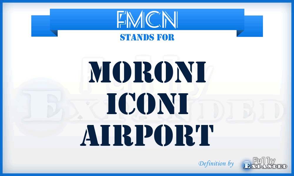 FMCN - Moroni Iconi airport