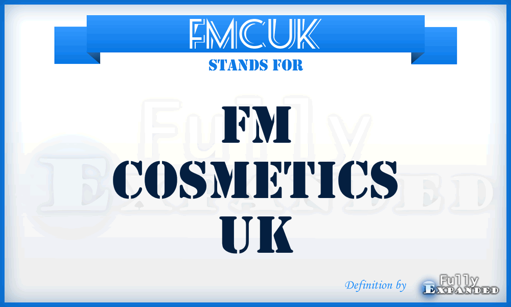 FMCUK - FM Cosmetics UK