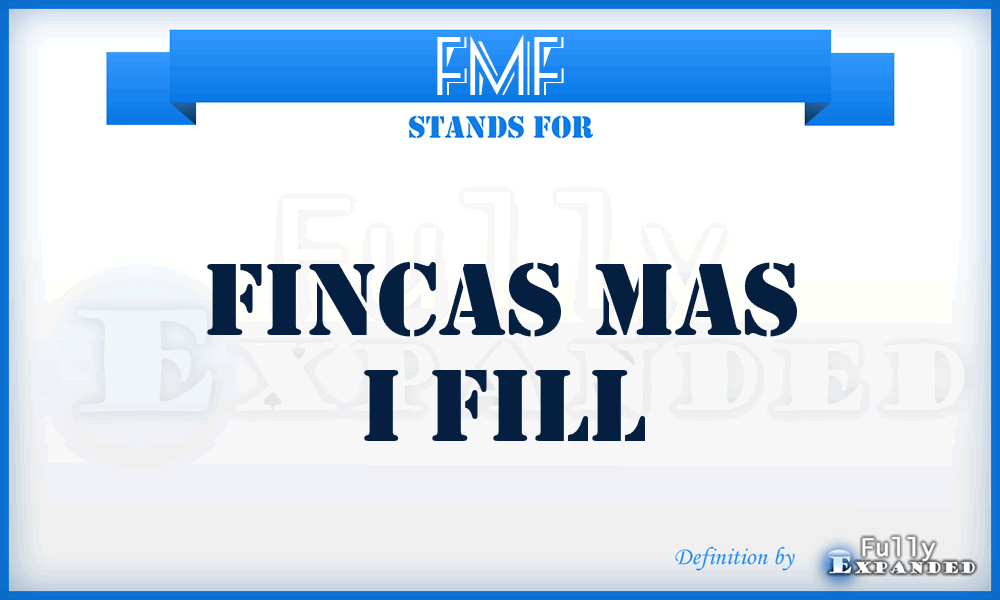 FMF - Fincas Mas i Fill