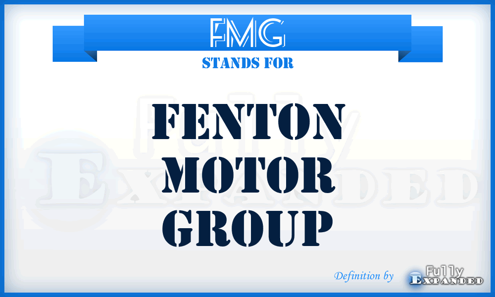 FMG - Fenton Motor Group