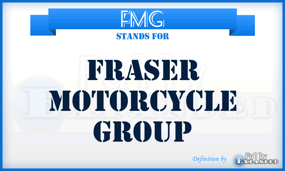 FMG - Fraser Motorcycle Group