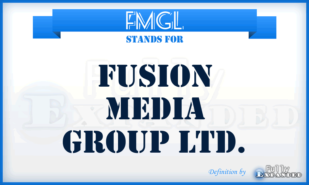 FMGL - Fusion Media Group Ltd.