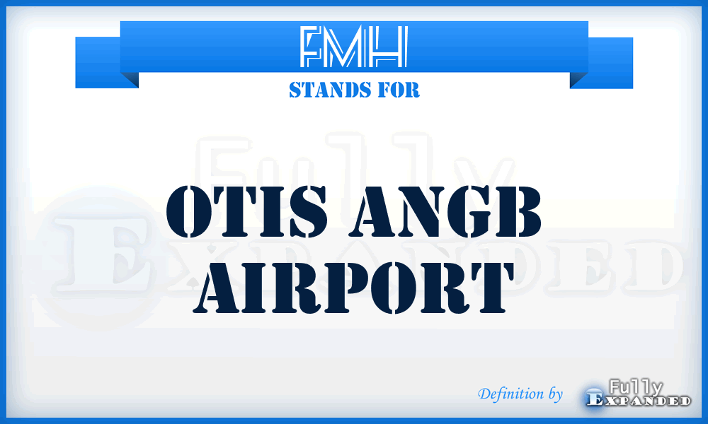 FMH - Otis Angb airport