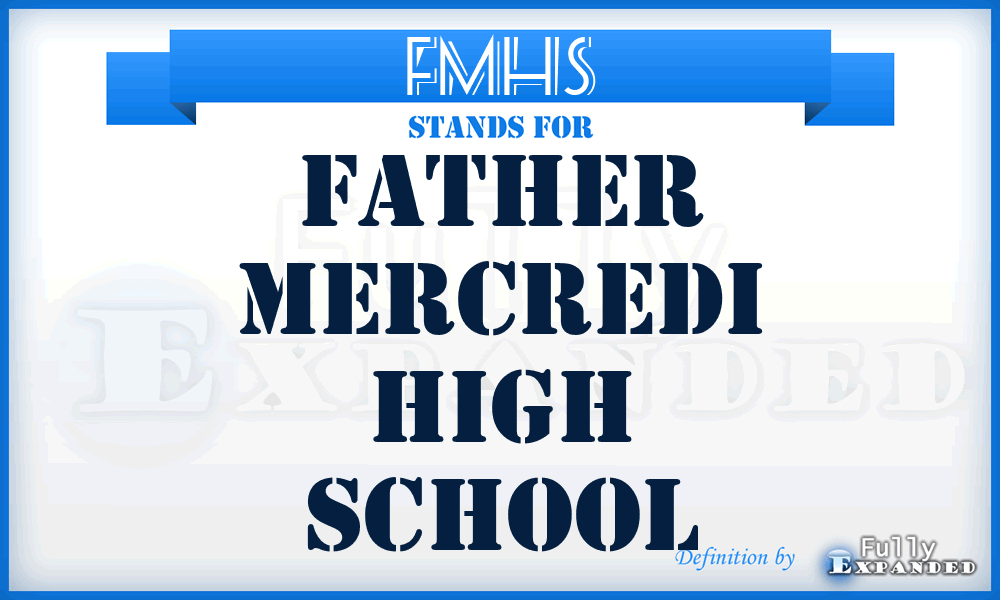 FMHS - Father Mercredi High School