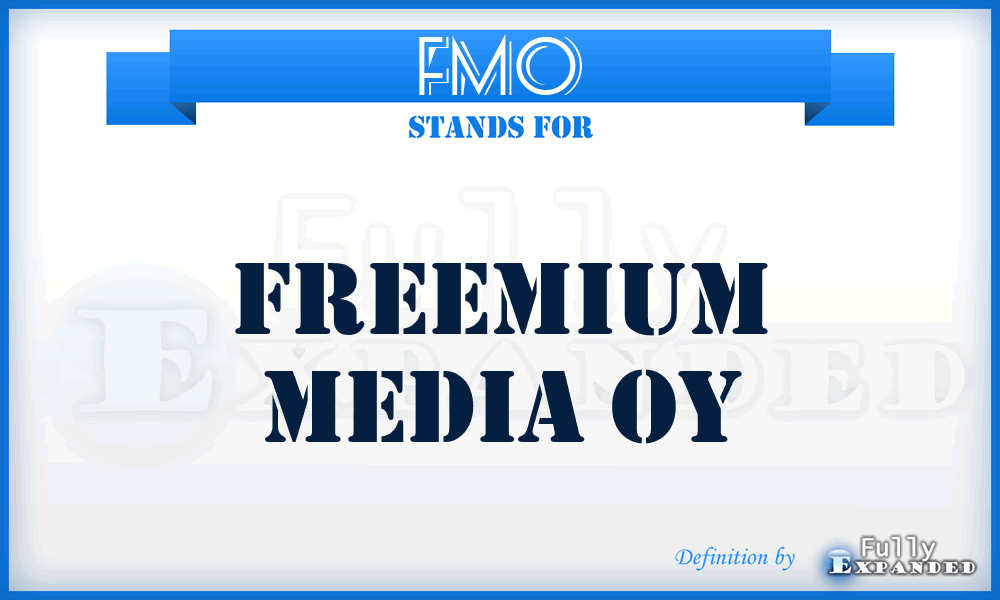 FMO - Freemium Media Oy