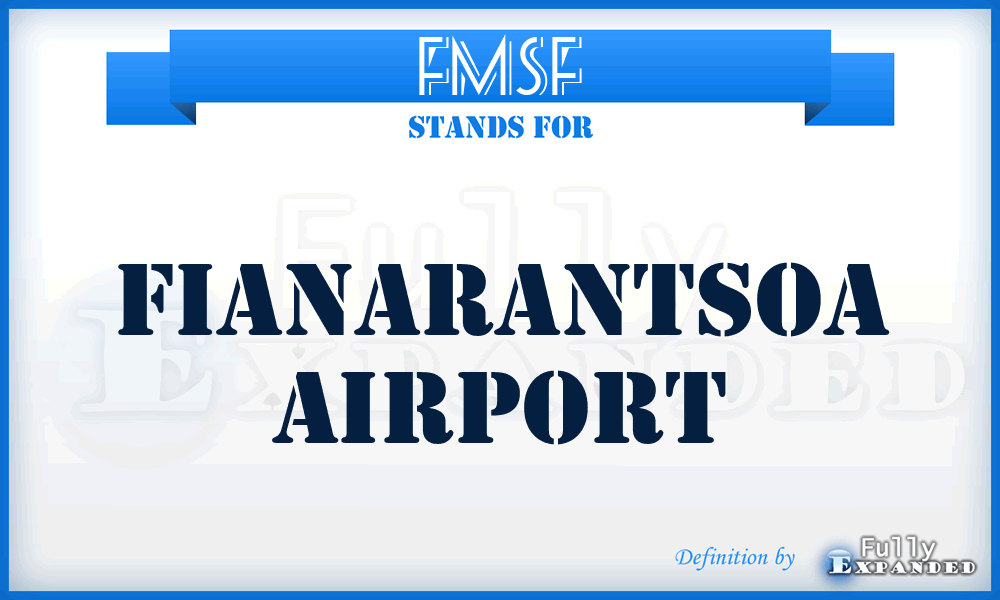 FMSF - Fianarantsoa airport