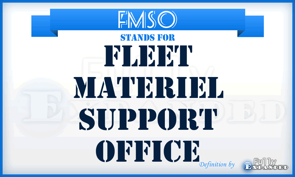 FMSO - Fleet Materiel Support Office