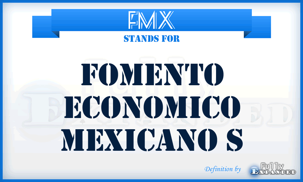 FMX - Fomento Economico Mexicano S