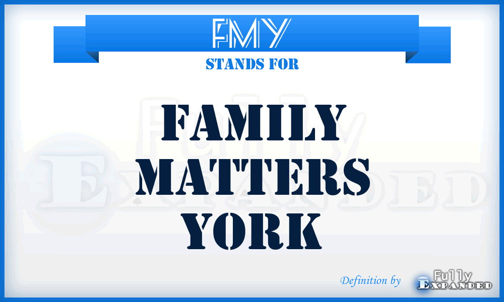 FMY - Family Matters York