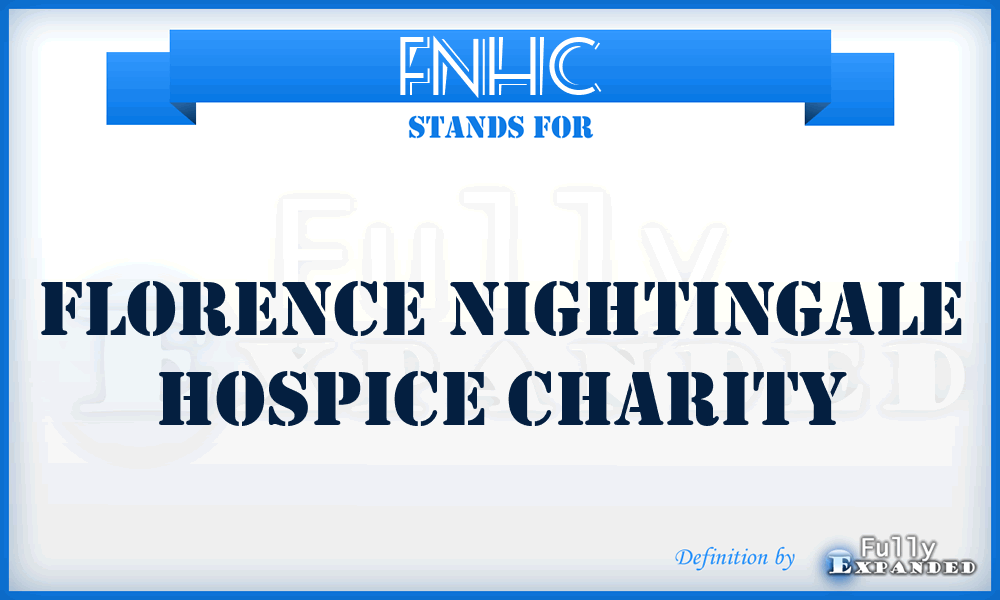 FNHC - Florence Nightingale Hospice Charity