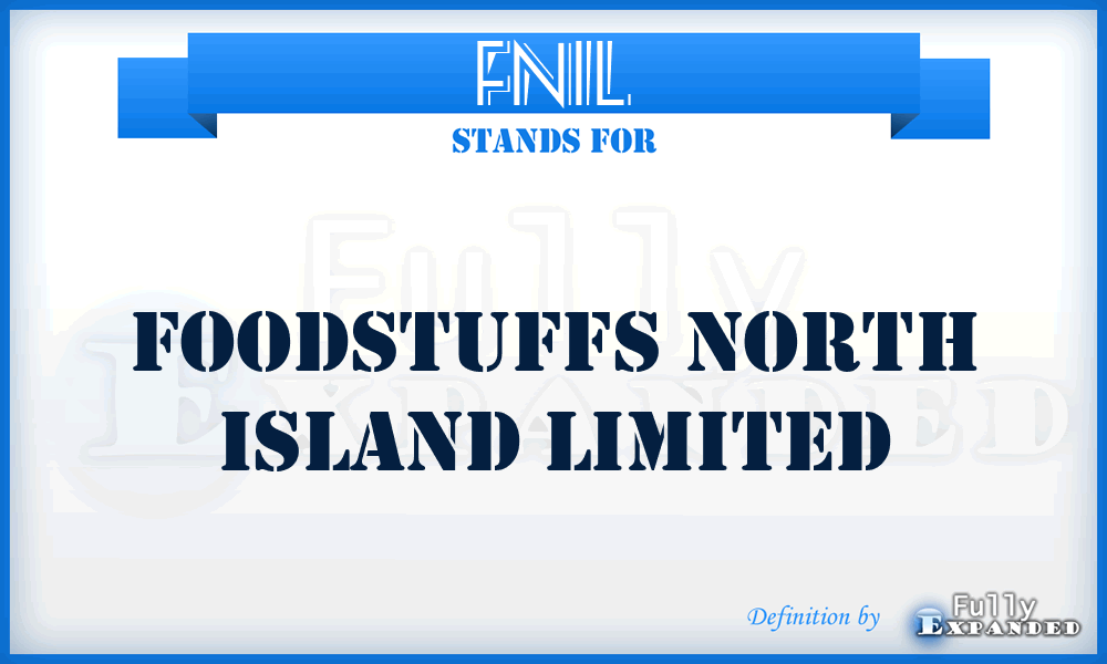 FNIL - Foodstuffs North Island Limited