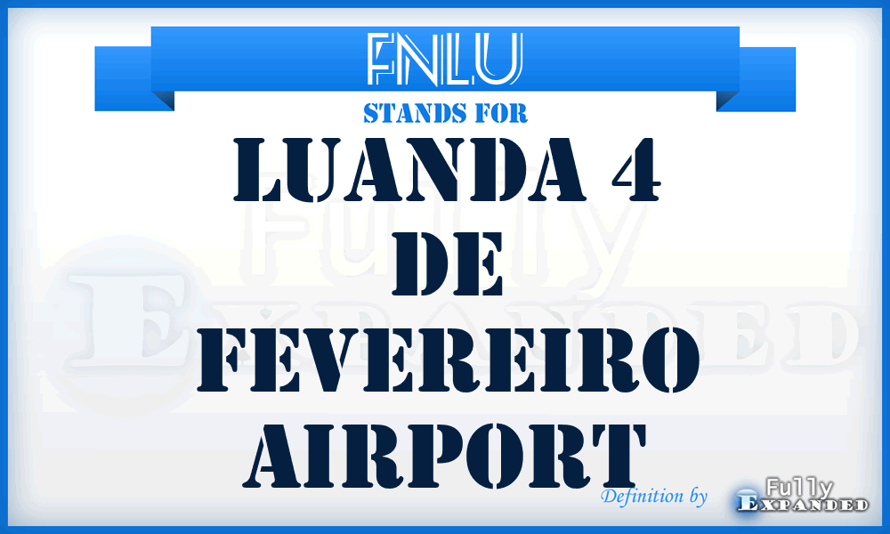 FNLU - Luanda 4 De Fevereiro airport