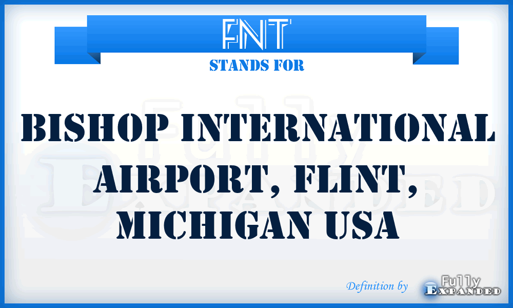 FNT - Bishop International Airport, Flint, Michigan USA