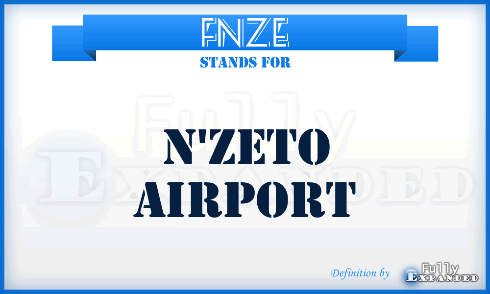 FNZE - N'zeto airport