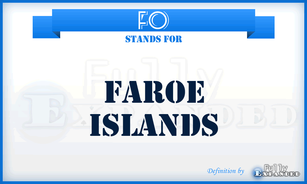 FO - Faroe Islands