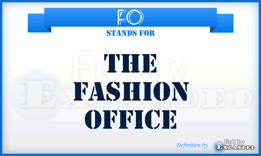 FO - The Fashion Office