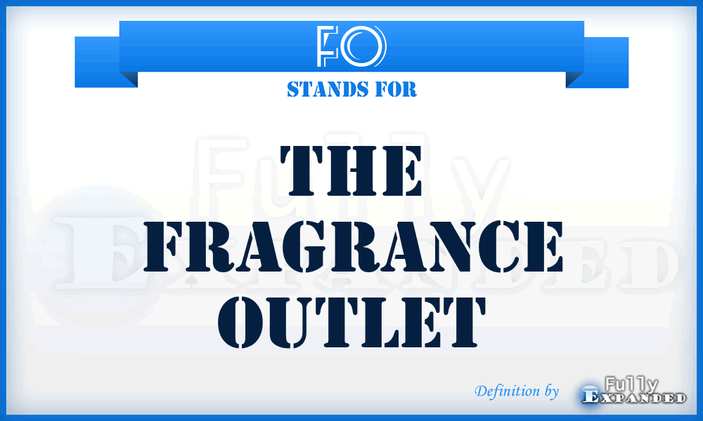 FO - The Fragrance Outlet