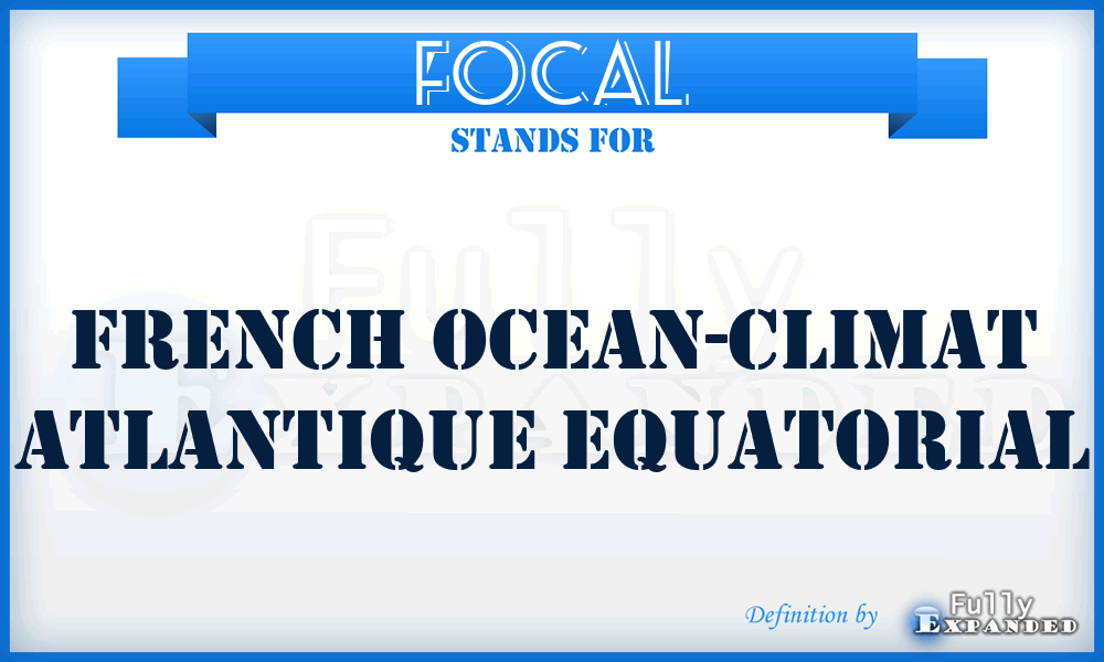 FOCAL - French Ocean-Climat Atlantique Equatorial