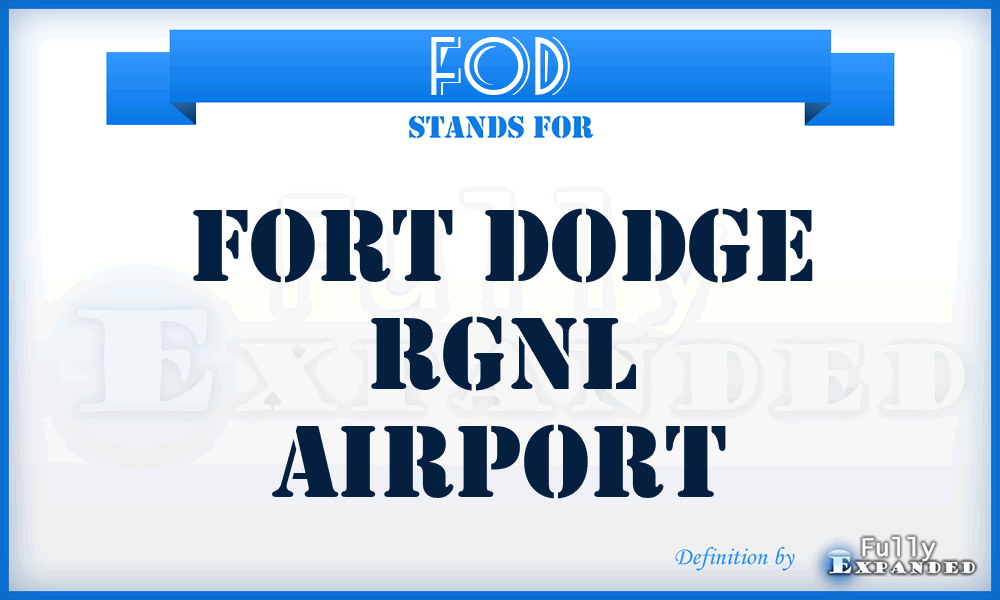 FOD - Fort Dodge Rgnl airport
