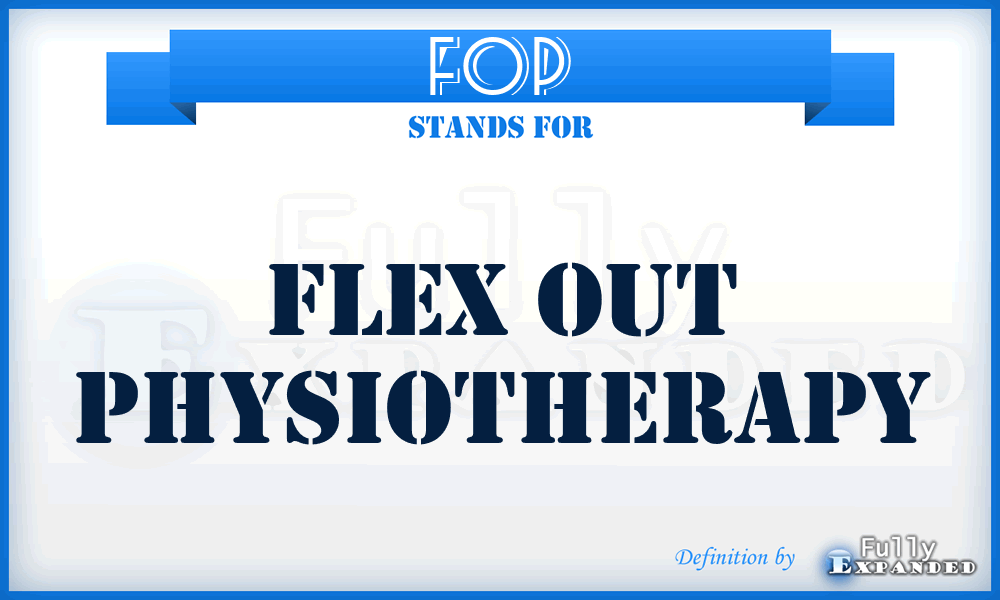 FOP - Flex Out Physiotherapy