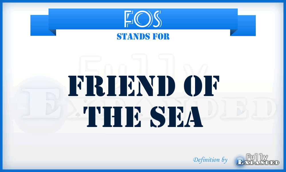 FOS - Friend of the Sea