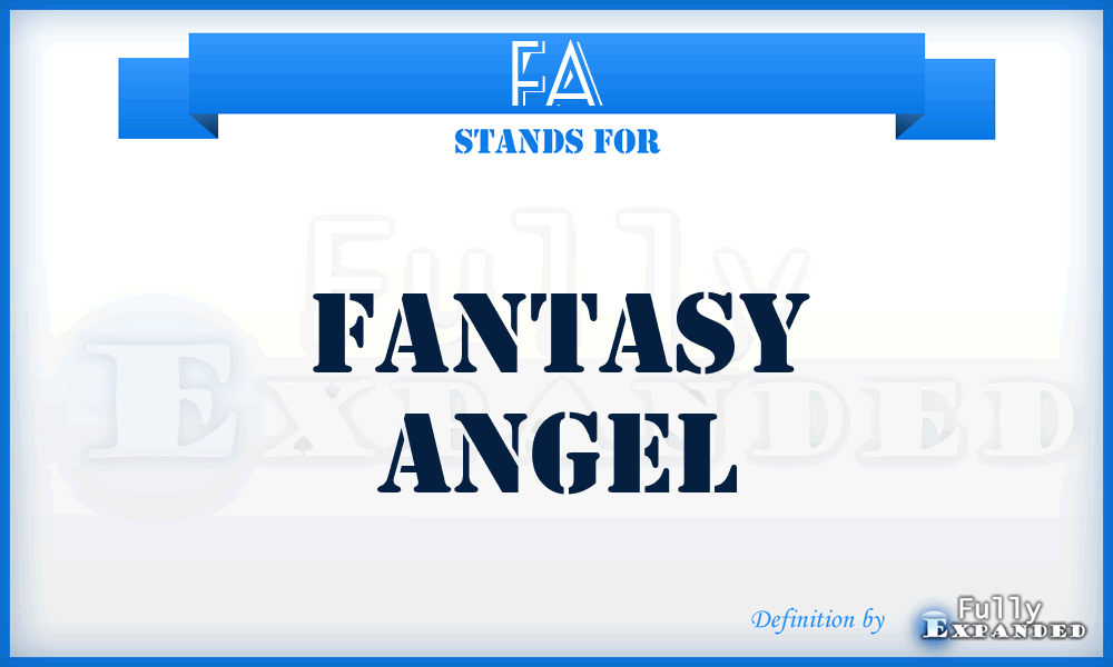 FA - Fantasy Angel