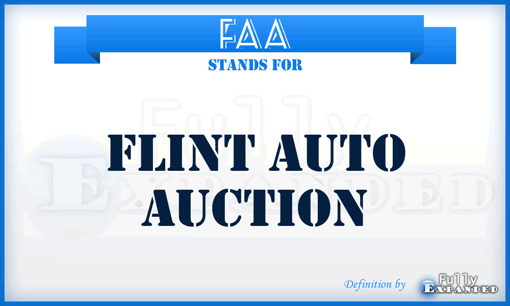 FAA - Flint Auto Auction