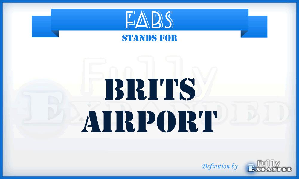 FABS - Brits airport