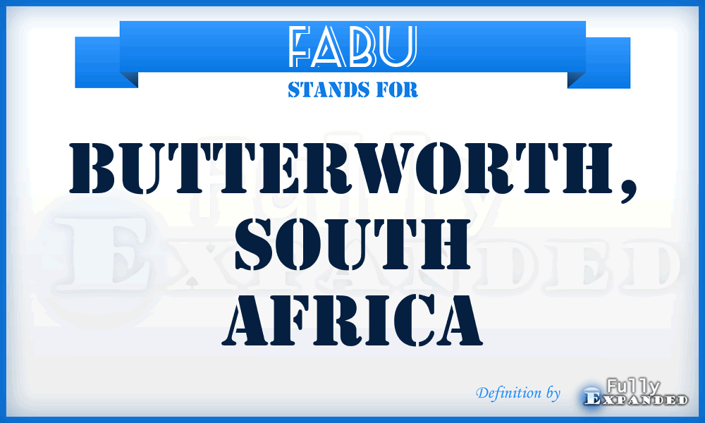 FABU - Butterworth, South Africa