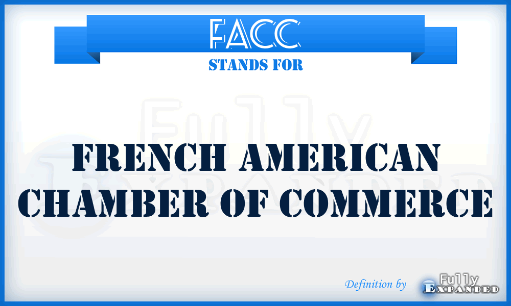 FACC - French American Chamber of Commerce