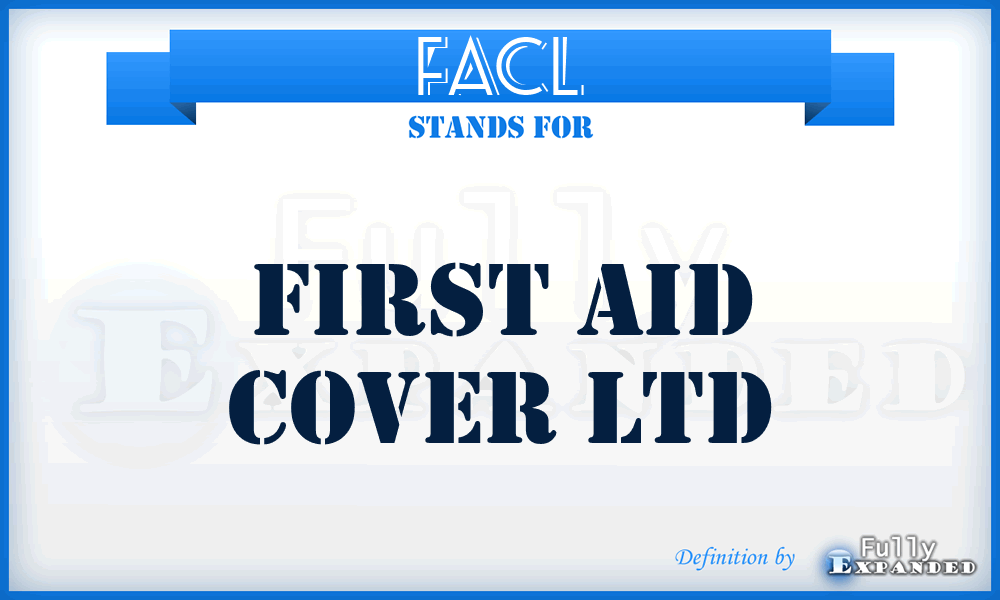 FACL - First Aid Cover Ltd