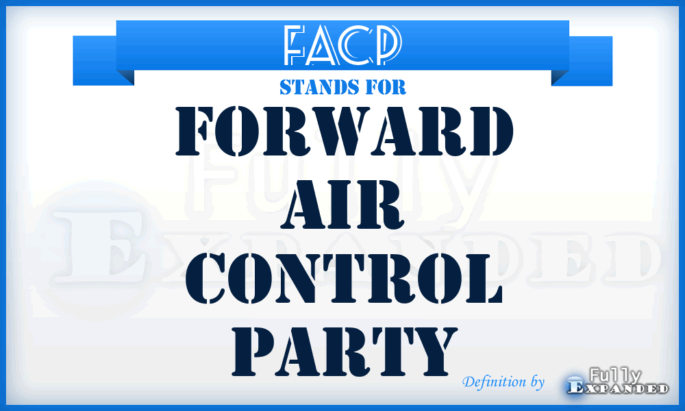 FACP - forward air control party