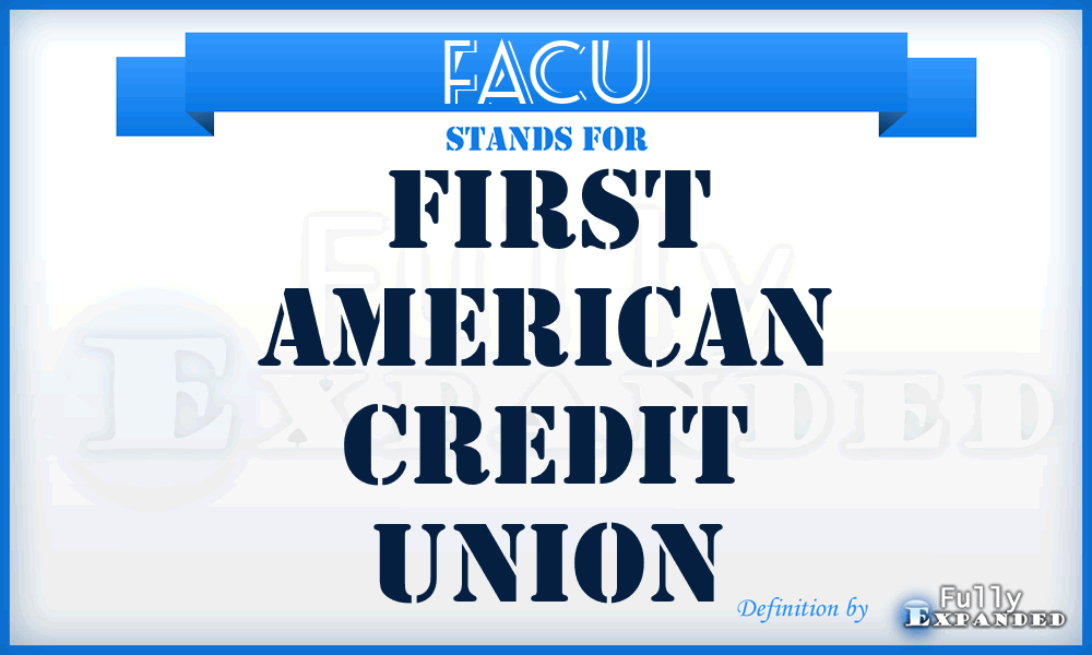 FACU - First American Credit Union