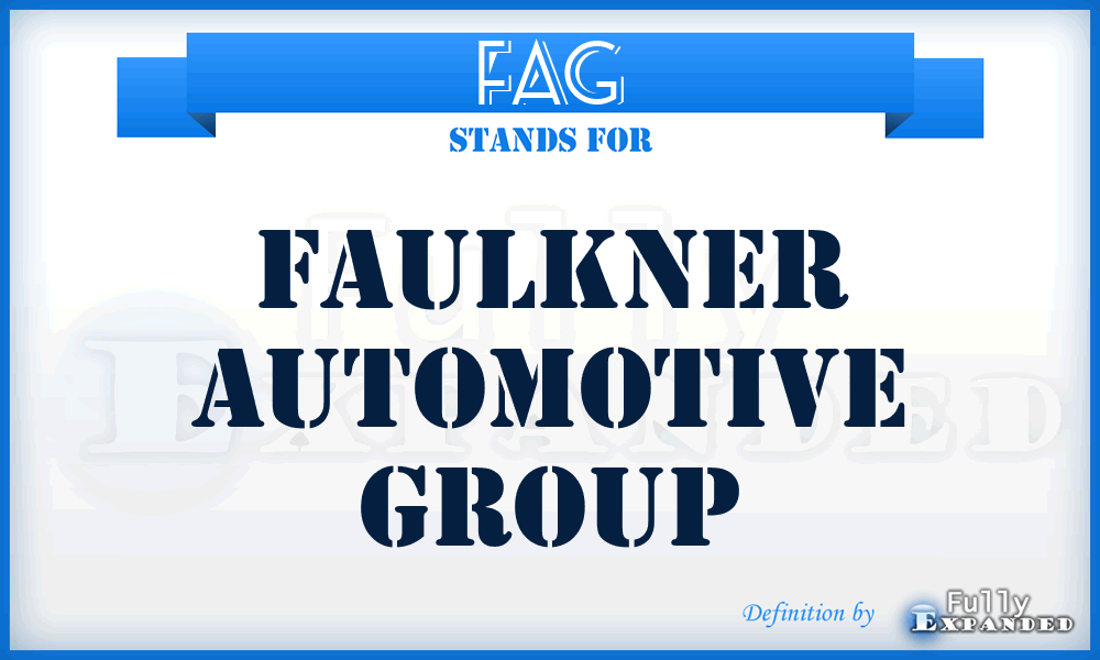 FAG - Faulkner Automotive Group