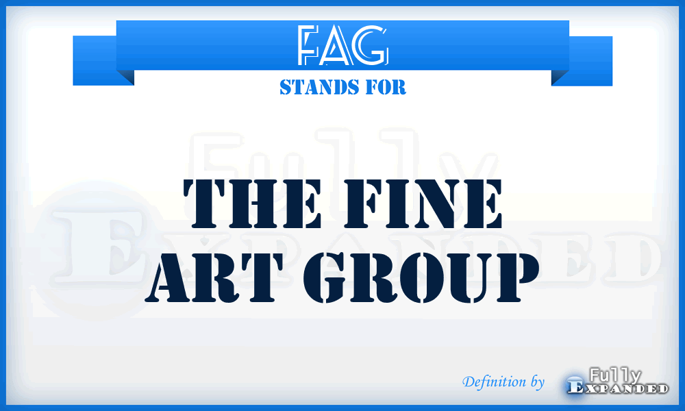FAG - The Fine Art Group