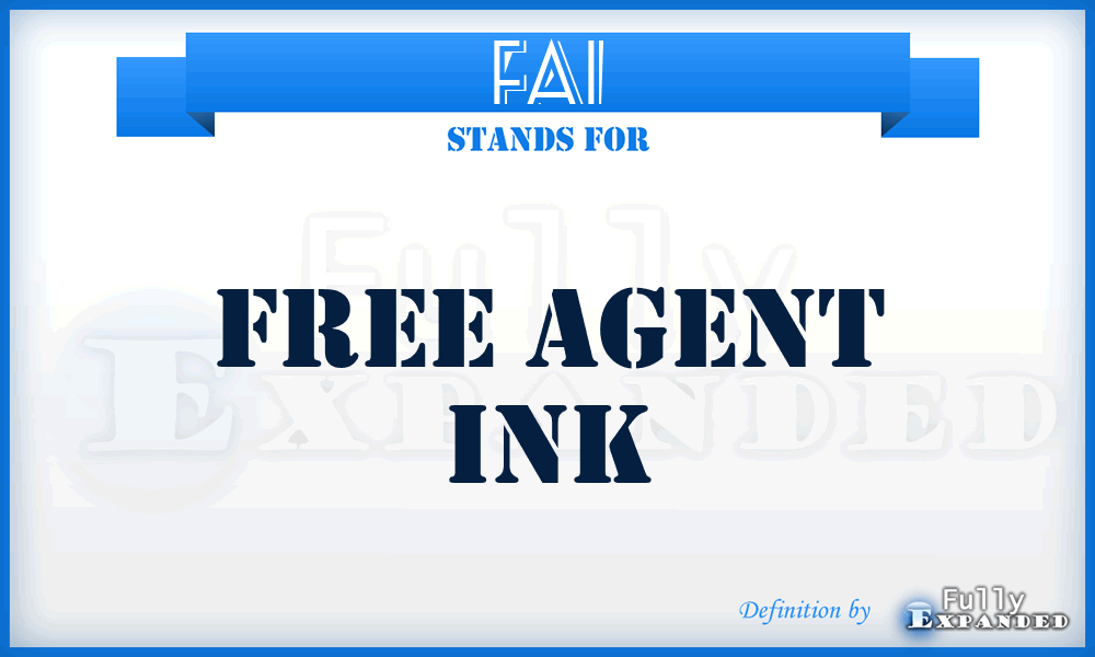 FAI - Free Agent Ink