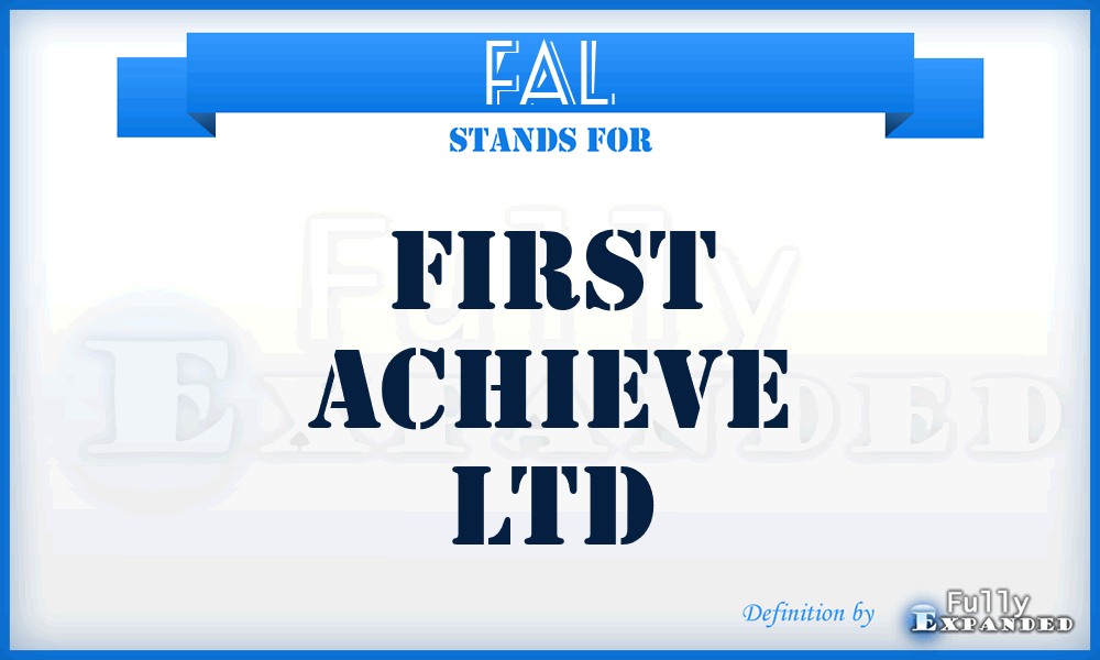 FAL - First Achieve Ltd