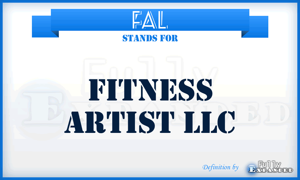 FAL - Fitness Artist LLC