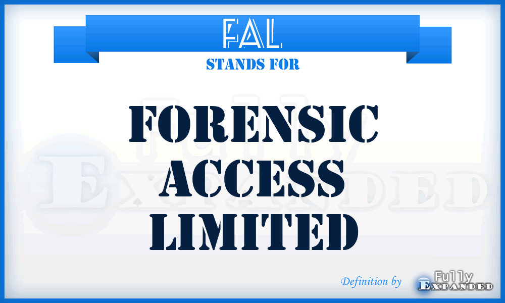 FAL - Forensic Access Limited