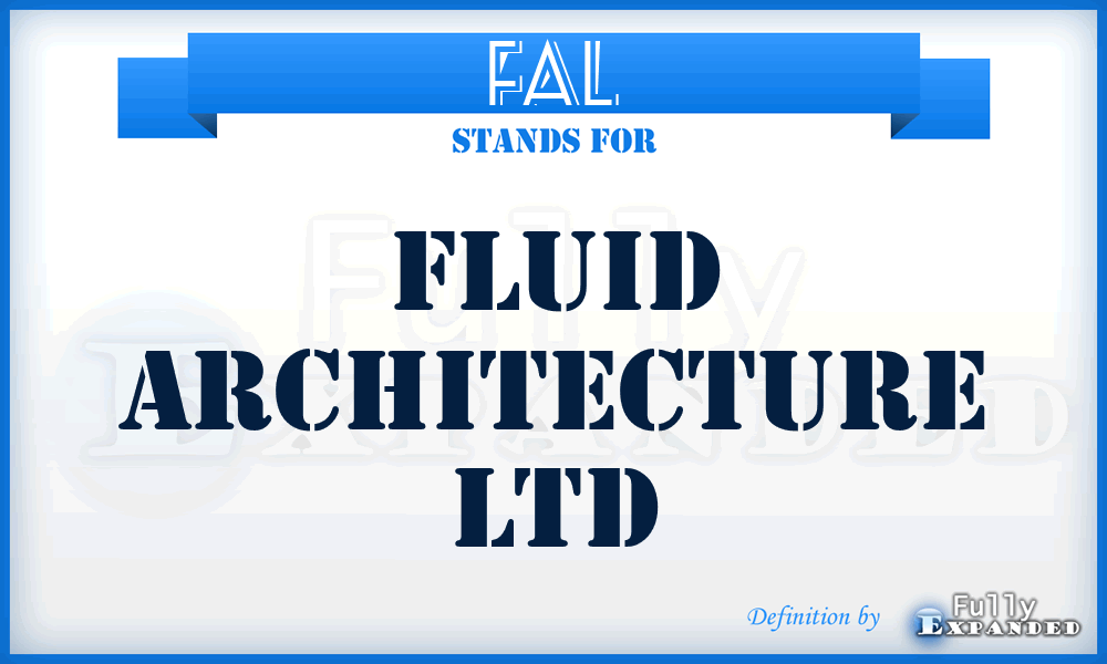 FAL - Fluid Architecture Ltd
