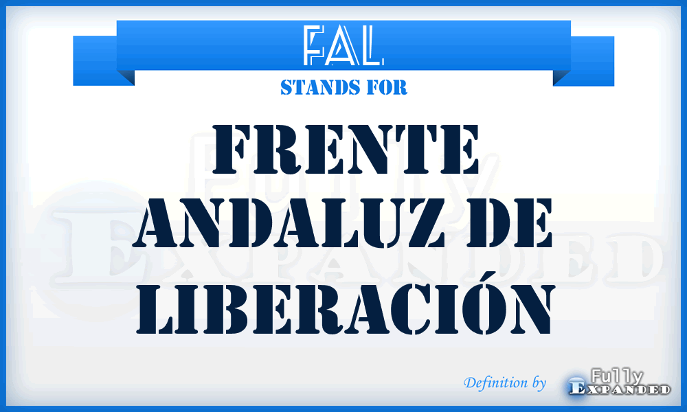 FAL - Frente Andaluz de Liberación