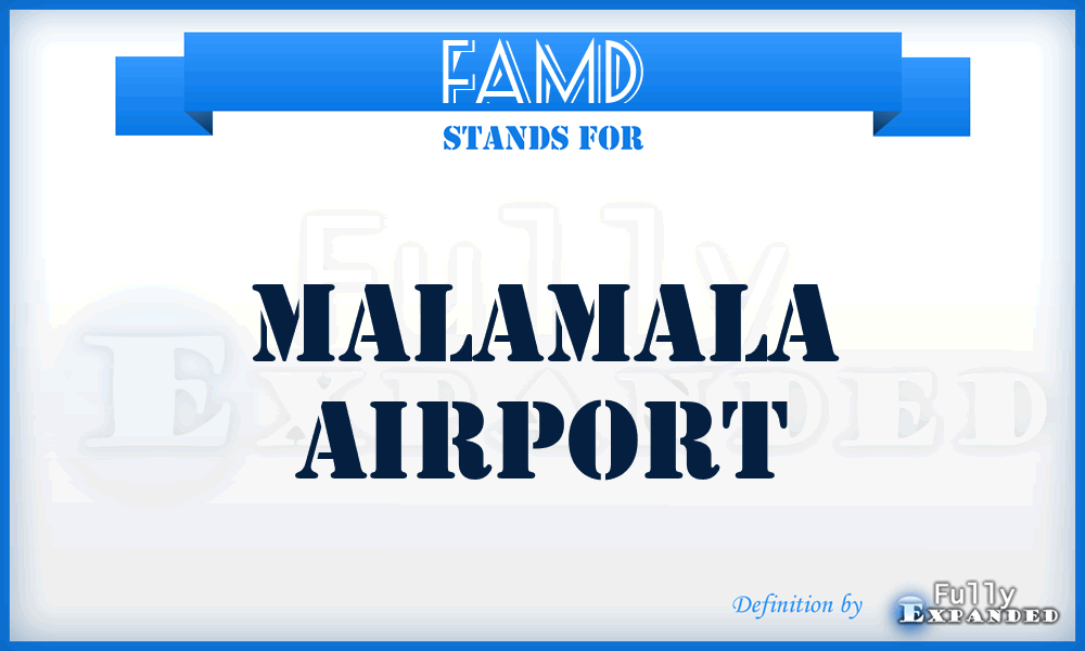 FAMD - Malamala airport