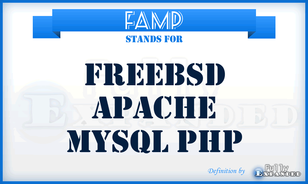 FAMP - FreeBSD Apache MySQL PHP