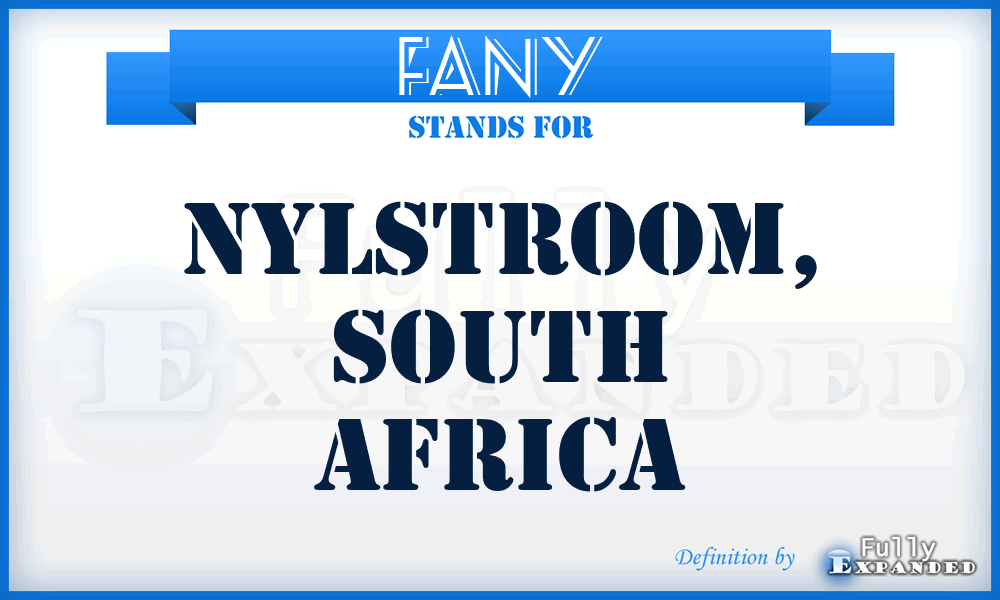FANY - Nylstroom, South Africa