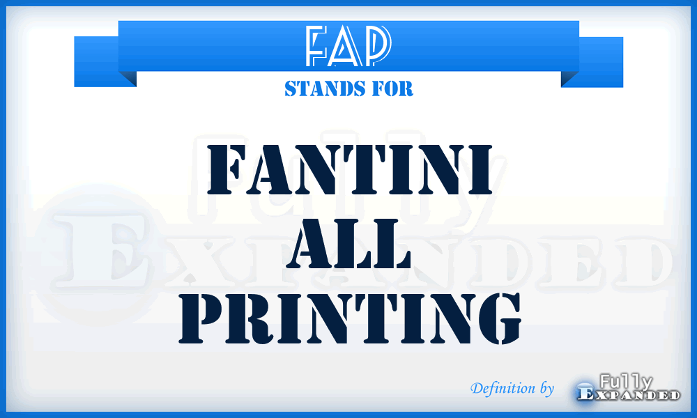 FAP - Fantini All Printing