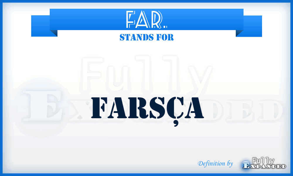 FAR. - FarsçA