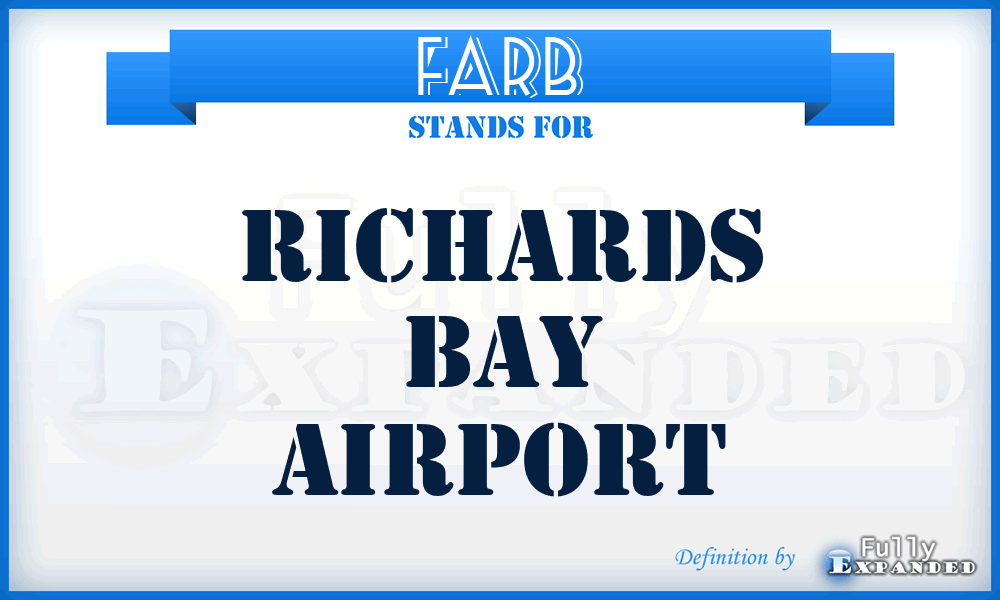 FARB - Richards Bay airport